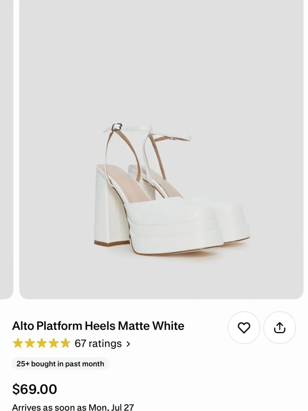Princess Polly tall platform